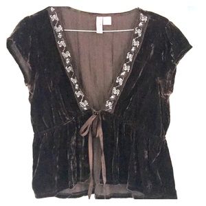 Velvet vest